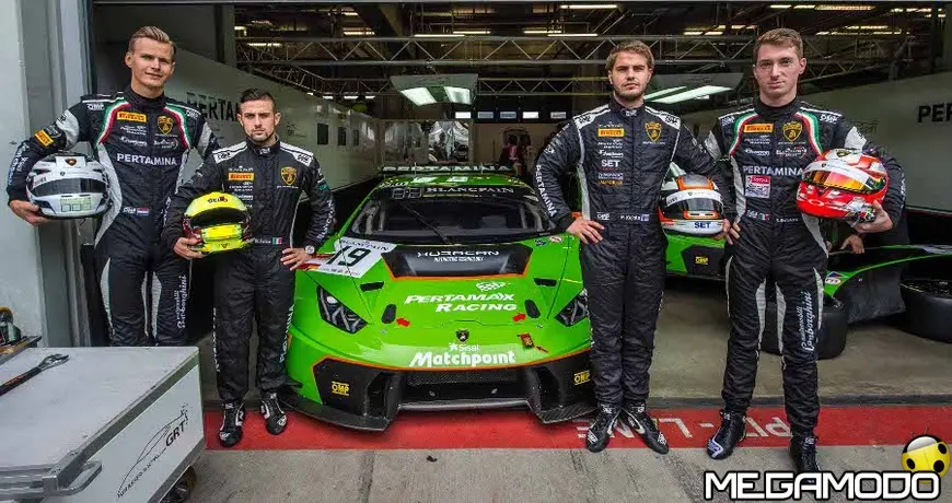 Lamborghini Squadra Corse promuove i piloti dello Young Drivers Program