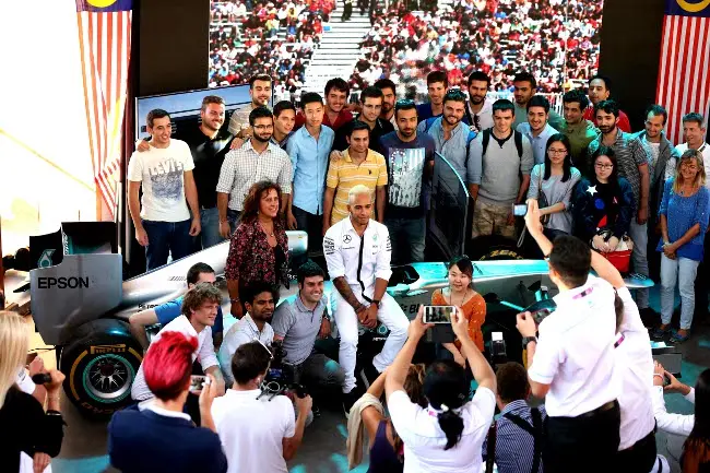 Lewis Hamilton a Expo Milano 2015