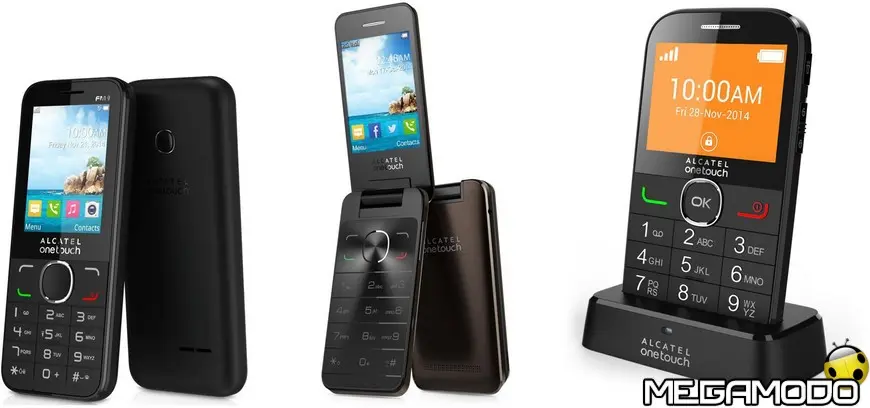 Alcatel OneTouch lancia la gamma di feature phone