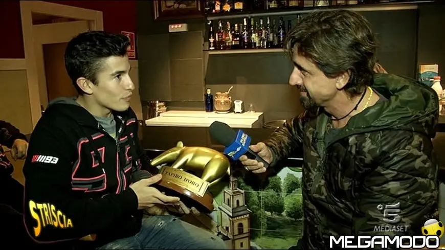 Striscia la notizia: Tapiro d’oro a Marc Márquez