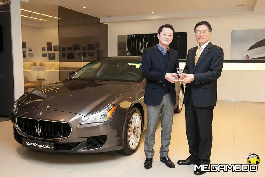 Maserati, millesimo cliente dell'anno in Corea