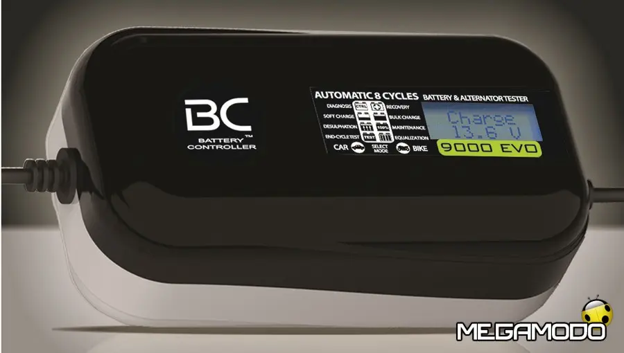 BC 9000 EVO, un caricabatteria per un check-up all'auto