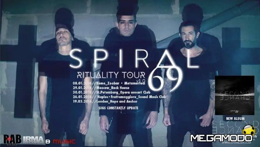 Gli Spiral69 ritornano con 'Ritual'