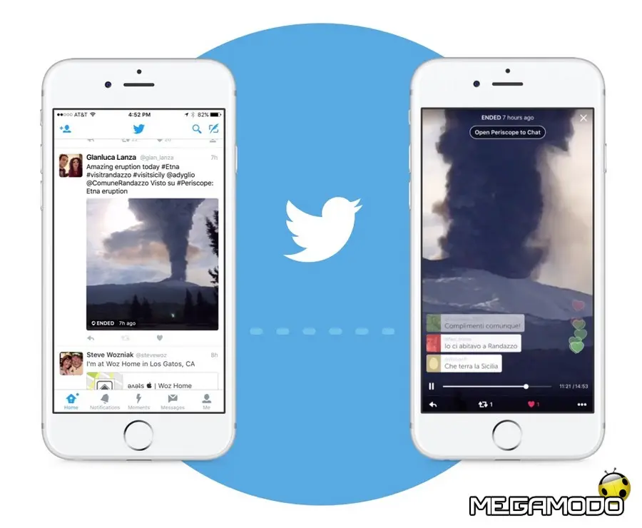 Periscope da oggi Live su Twitter