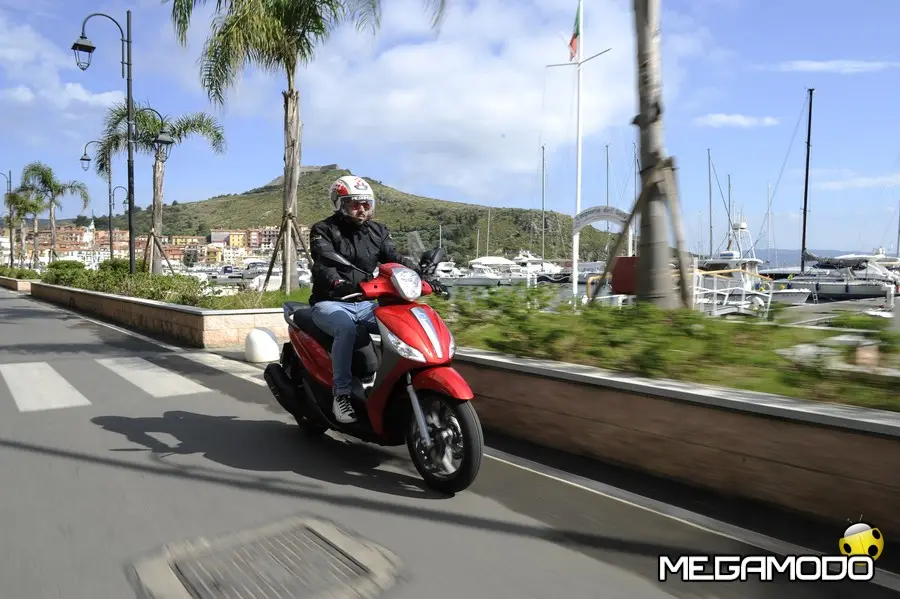 Piaggio Medley, prova su strada