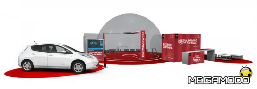 MOD_Nissan elettrizza Milano con la UEFA Champions League