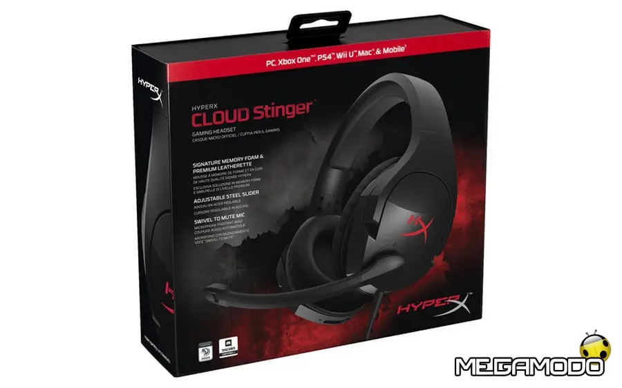 HyperX presenta il nuovo headset gaming Cloud Stringer