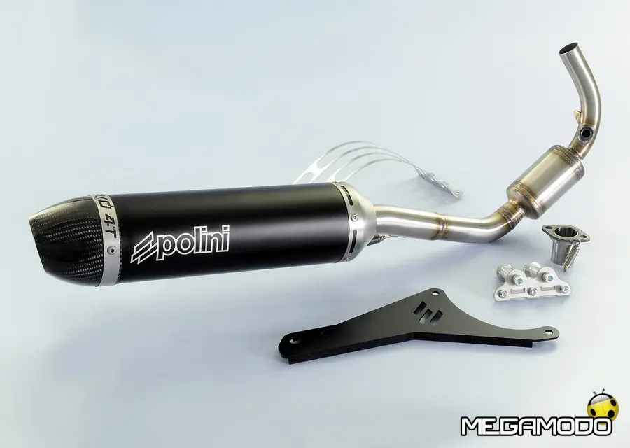 Marmitta Polini Evolution per Vespa Primavera-Sprint 125 e 150