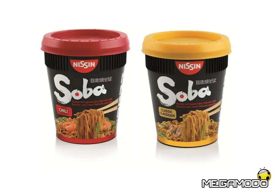 Nissin Soba Cup Noodles, l'autentica cugina giapponese sempre con te!