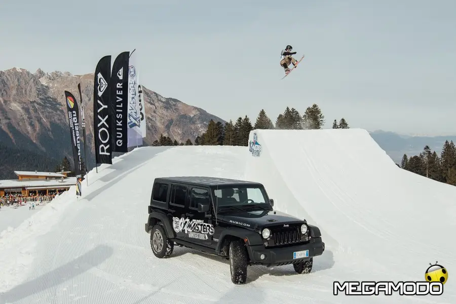 Jeep Wrangler protaognista al Deejay Xmasters Winter Tour!