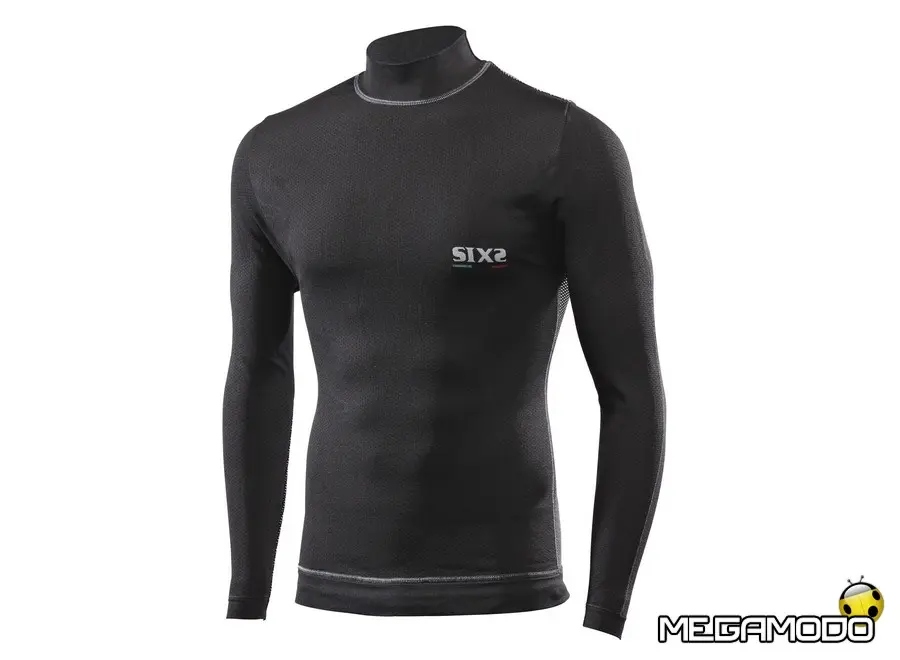 SIXS TS4 Plus e STX High Neck in Carbon Underwear