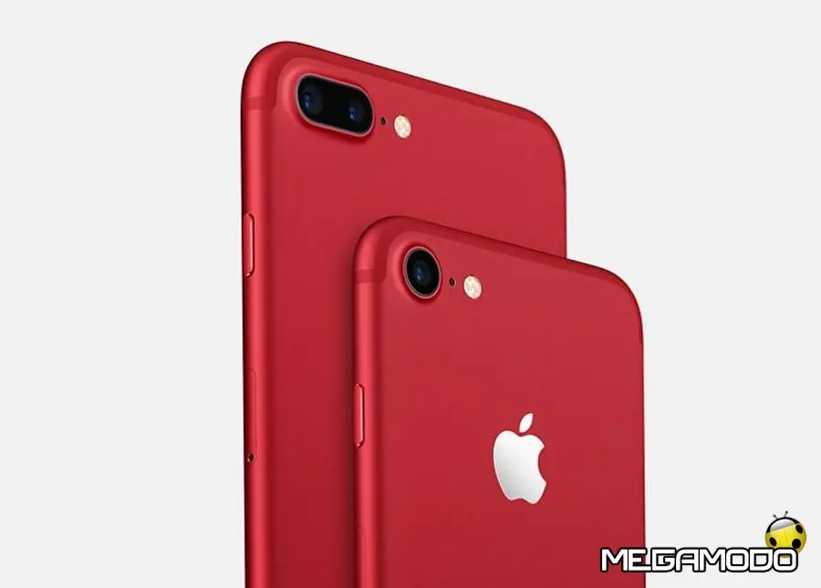 Apple, iPhone 7 e iPhone 7 Plus (PRODUCT)RED Special Edition contro l'AIDS