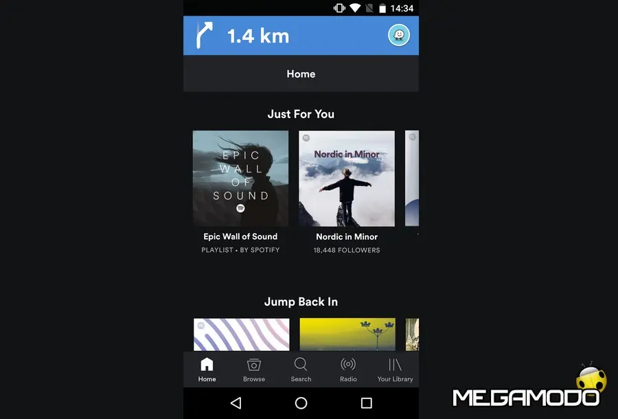 Spotify e Waze, insieme, per migliorare l'esperienza di ascolto in macchina
