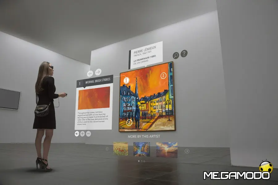 Smart Glass Epson Moverio BT-350, l'arte prende vita con la realtà aumentata!