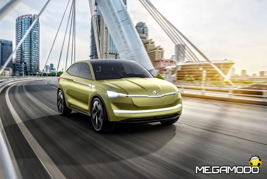 VISION E, la prima concept car elettrica di Skoda