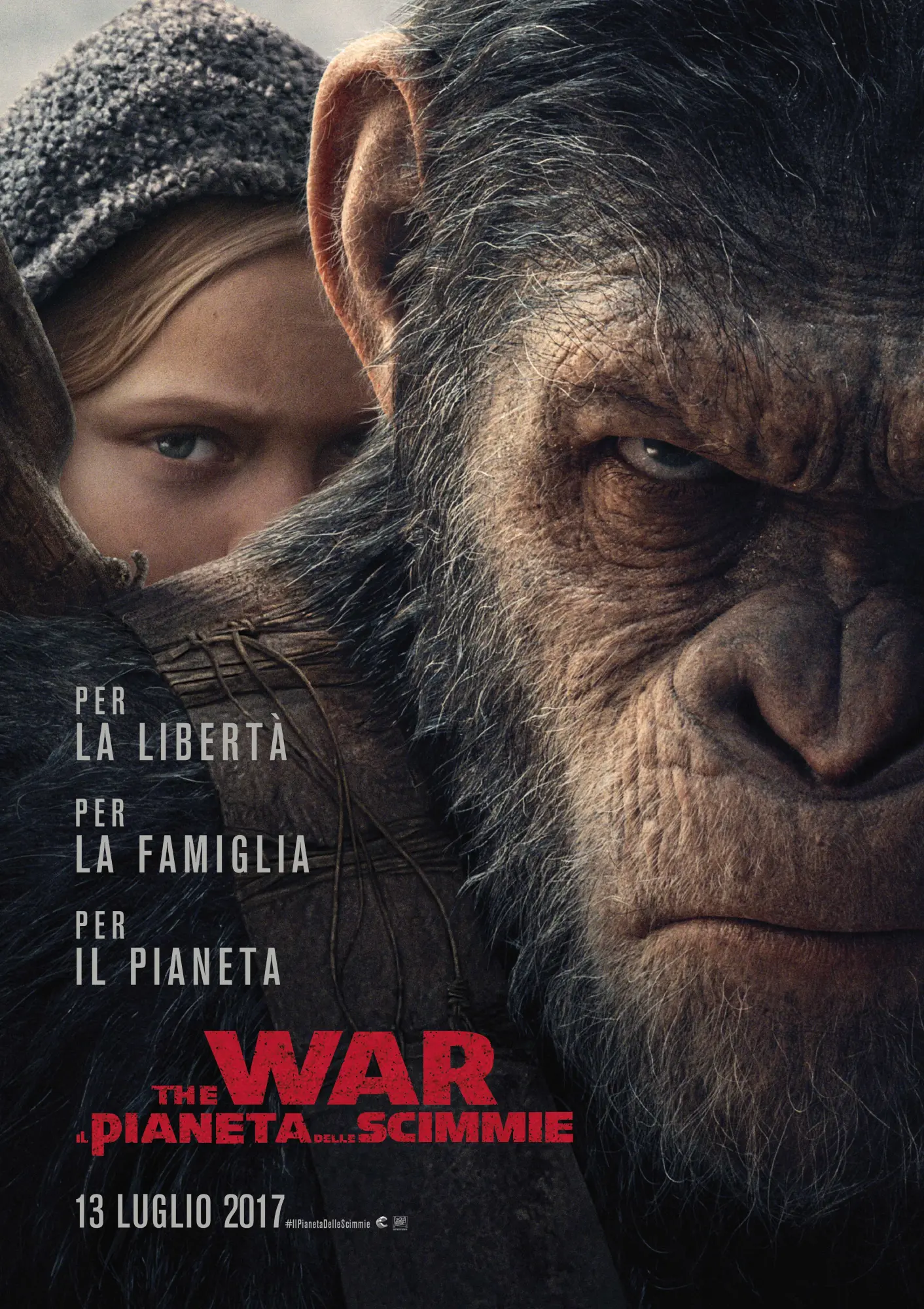 The War - Il pianeta delle scimmie, dal 13 Luglio al cinema