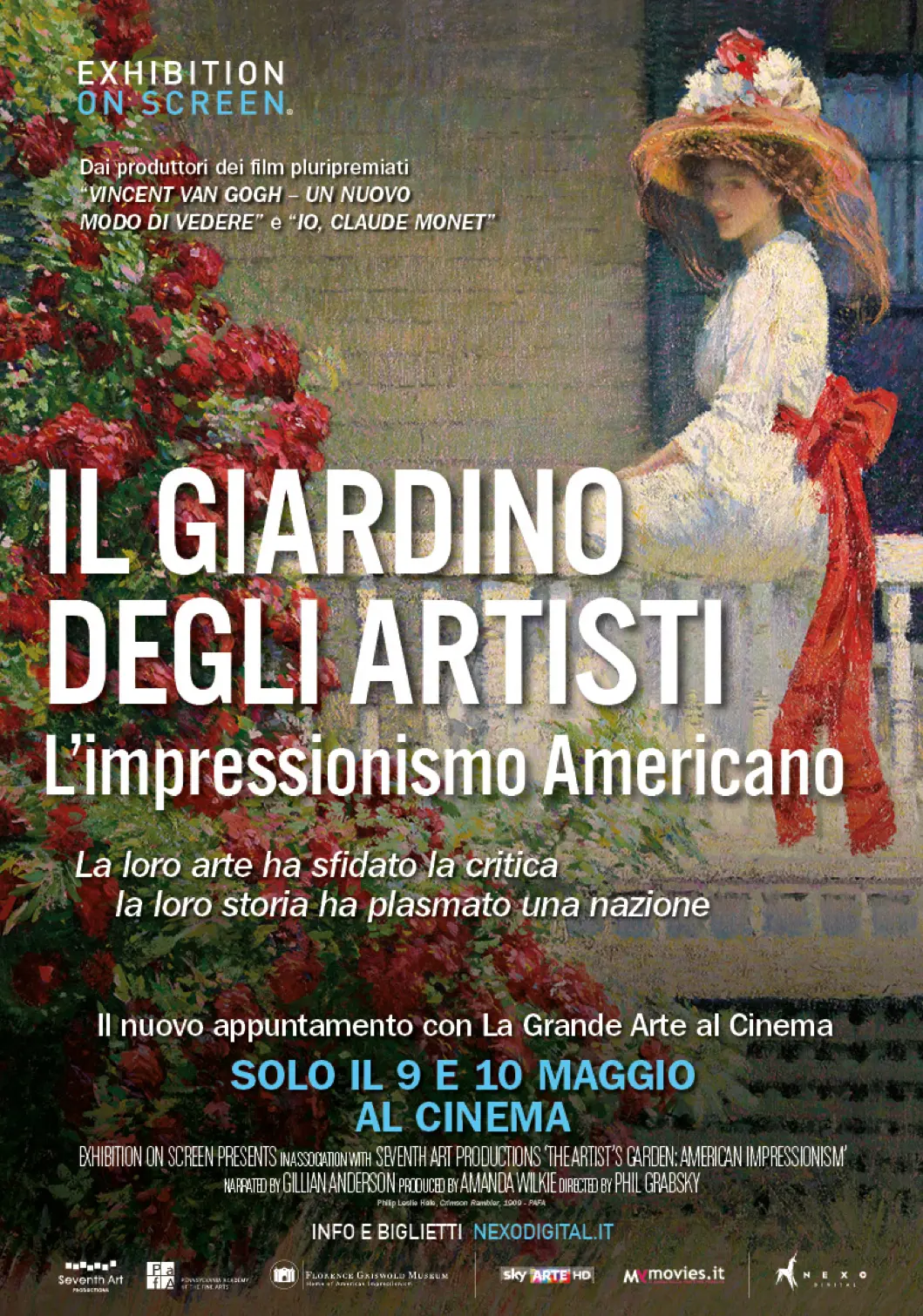 "Il giardino degli artisti. L’impressionismo americano", film evento 9-10 Maggio al cinema