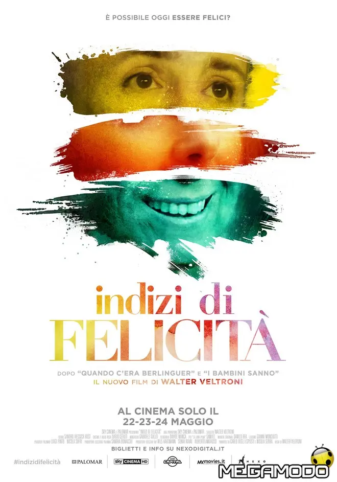 "Indizi di felicità", dal 22 al 24 maggio al cinema