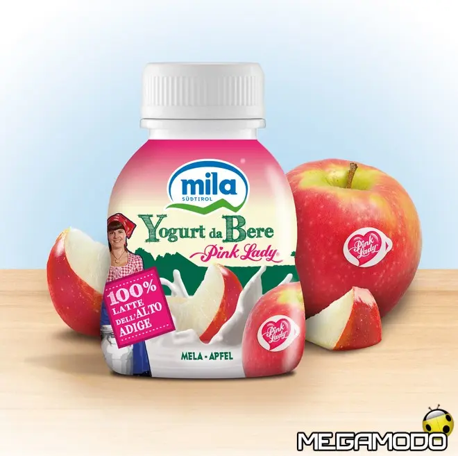 Mila, lancia il primo yogurt da bere al gusto Pink Lady!