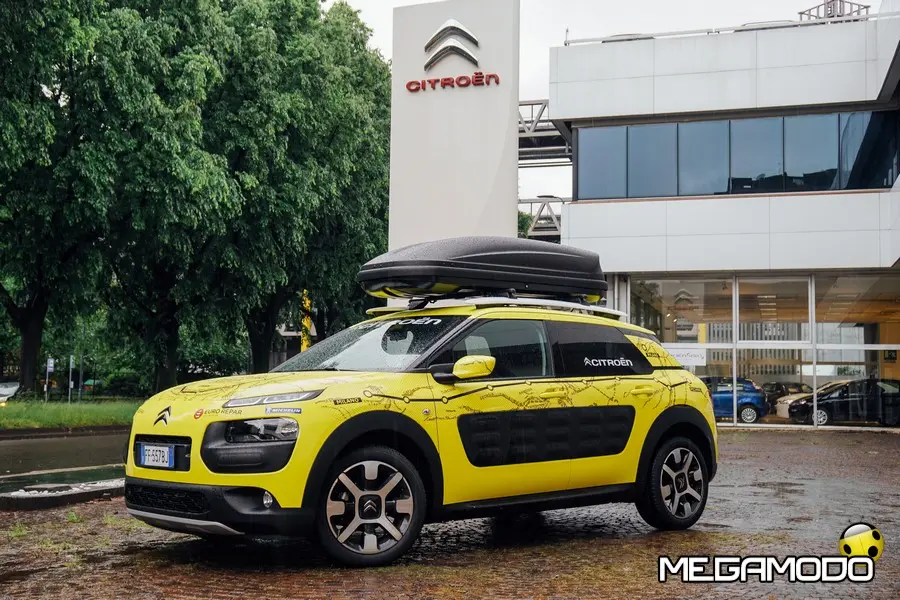 Citroen C4 Cactus alla prova dell'avventura gialla