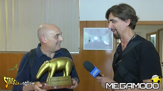 Striscia la notizia, tapiro d'oro a Paolo Brosio
