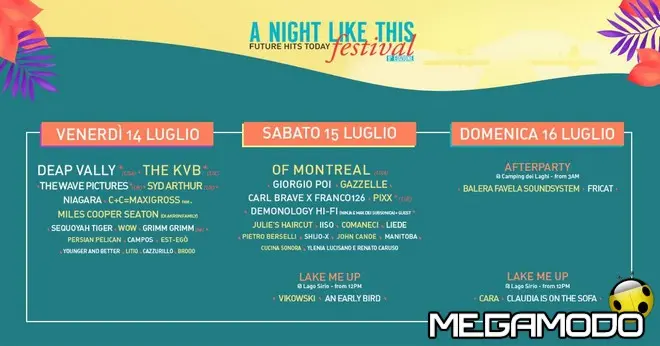 A Night Like This Festival, dal 14 al 16 luglio a Chiaverano
