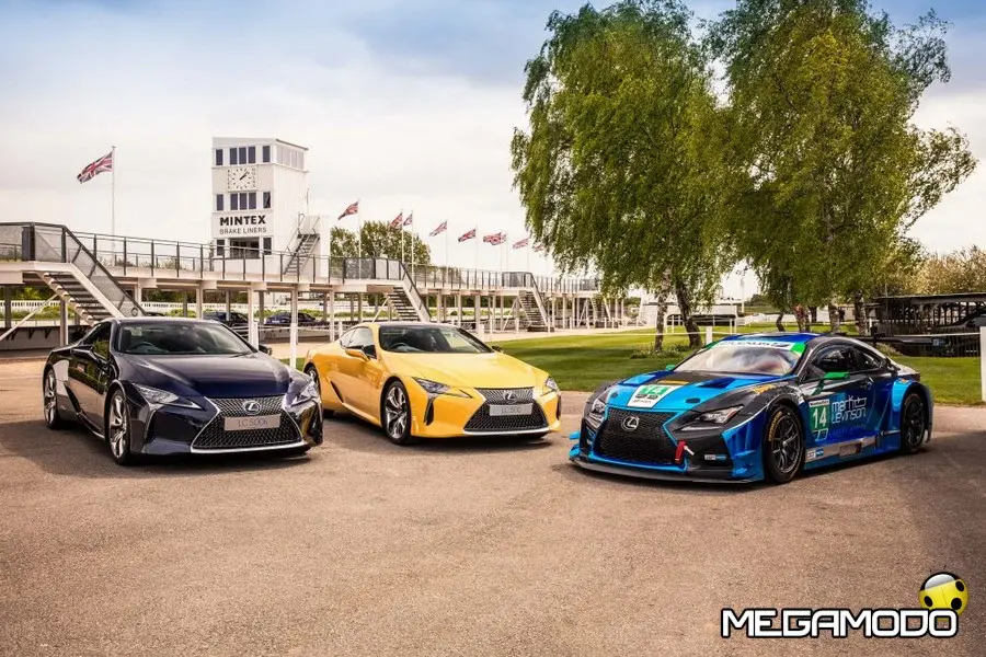 Lexus celebra il lancio della nuova LC al Festival of Speed di GoodWood