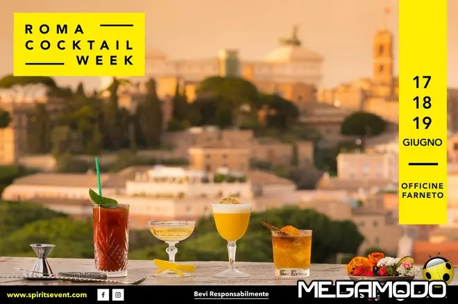 Roma Cocktail Week, dal 17 al 19 giugno alle Officine Farneto