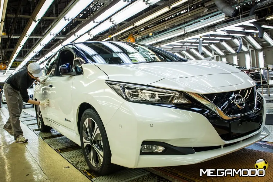 Nissan LEAF, produzione in Giappone, USA e Regno Unito