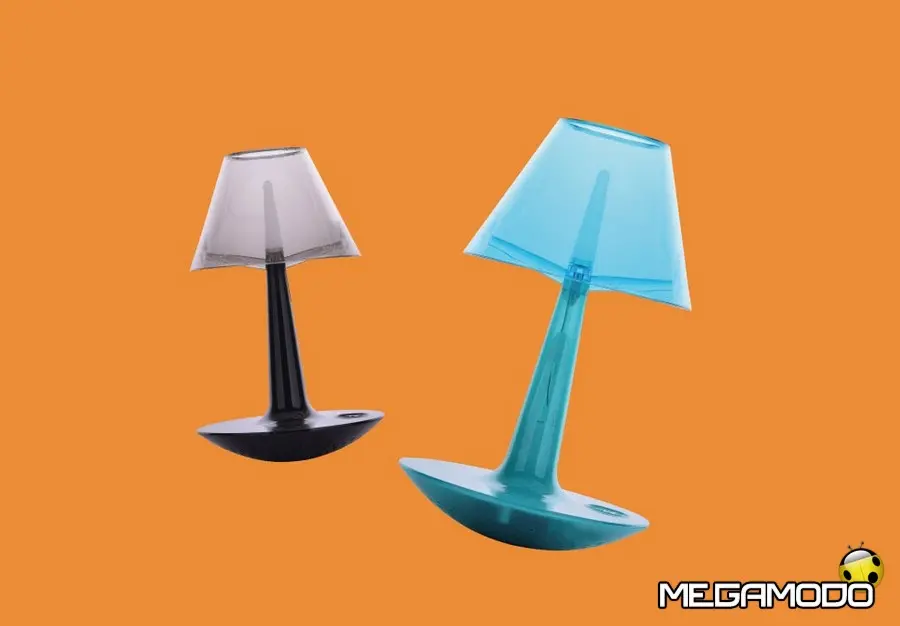 O bag ad HOMI con la lampada smart O joy