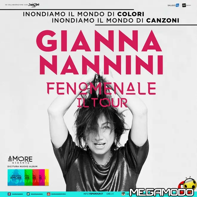 Gianna Nannini, 19 aprile live a Eboli!