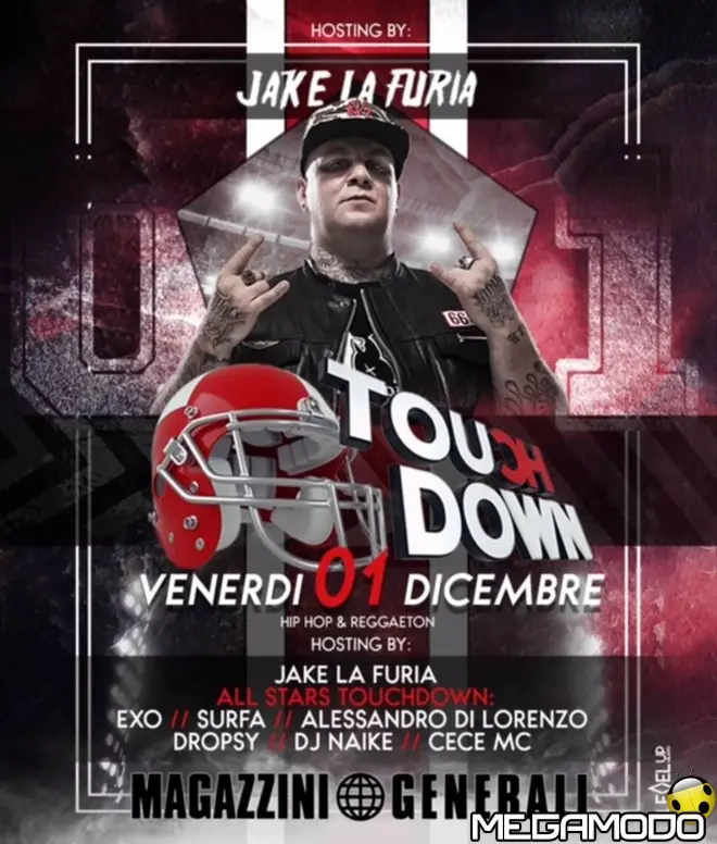 Jake La Furia, 1 dicembre live ai Magazzini Generali