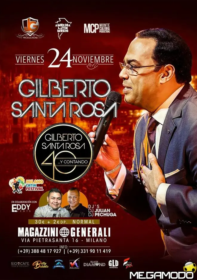 El Caballero de la Salsa, 24 novembre live ai Magazzini Generali