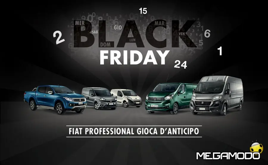 Al via il Black Friday di Fiat Professional