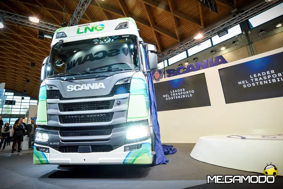 Scania presenta la nuova gamma di motori a gas ad Ecomondo