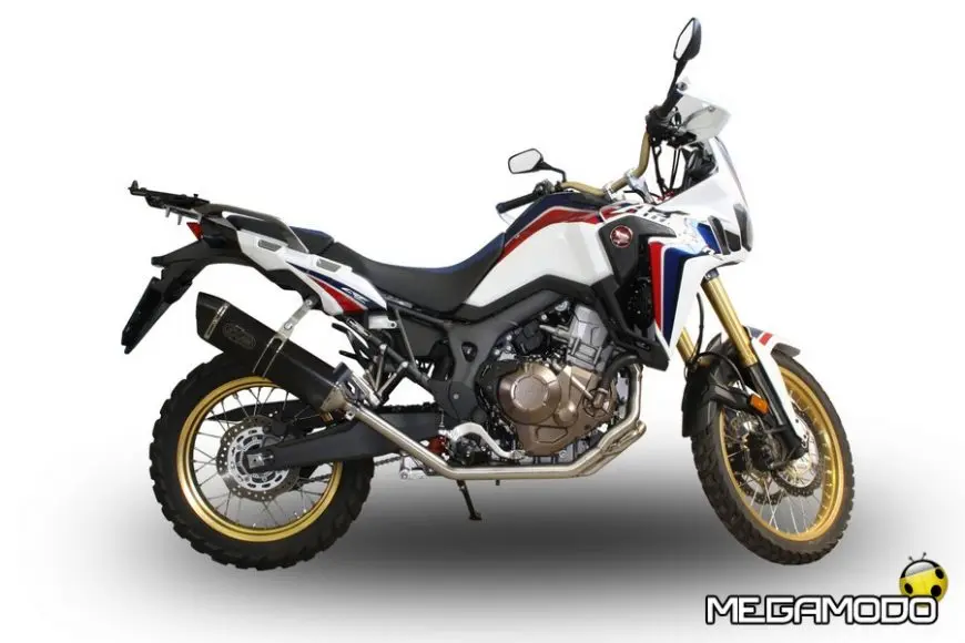 mod exan honda africa twin x black acc nero sist completo