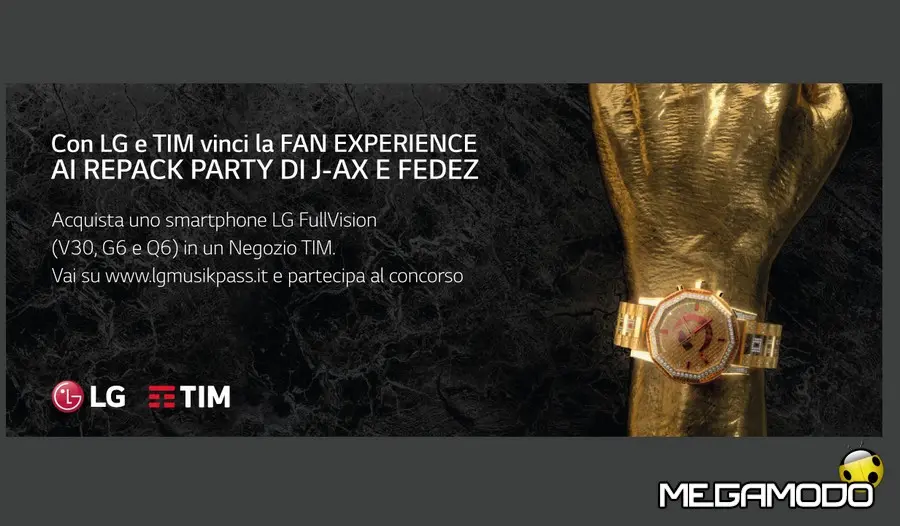 LG regala i Repack Party di Fedez e J-AX