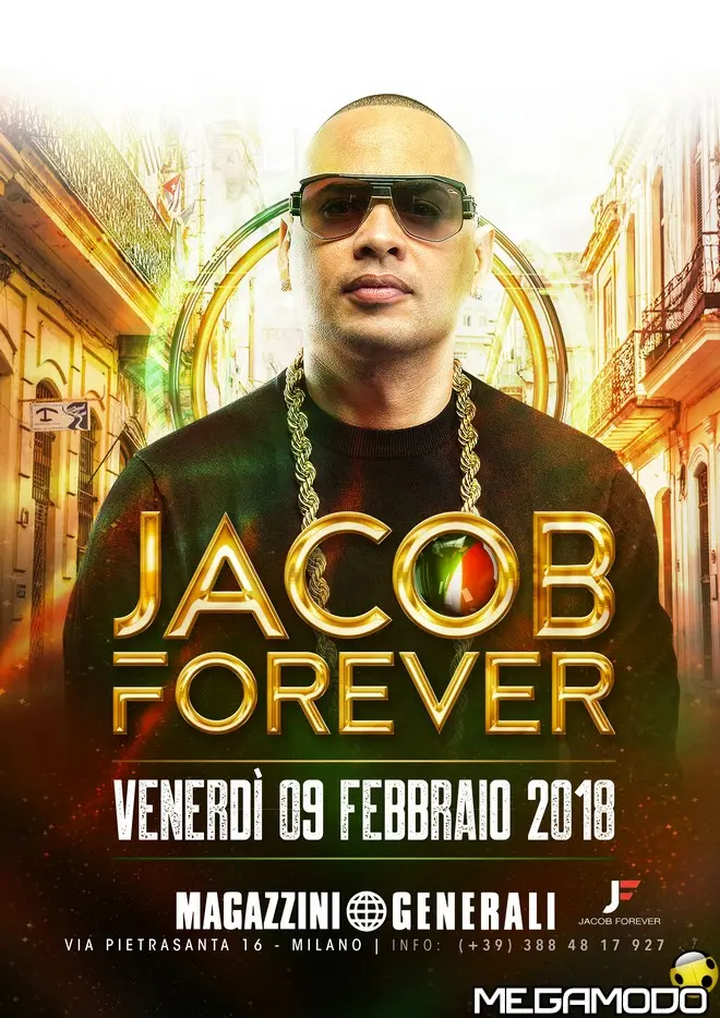 Jacob Forever, 9 febbraio live ai Magazzini Generali