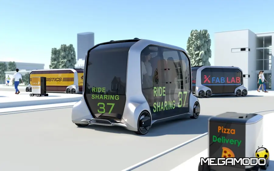 Toyota presenta il prototipo di E-Palette al CES 2018