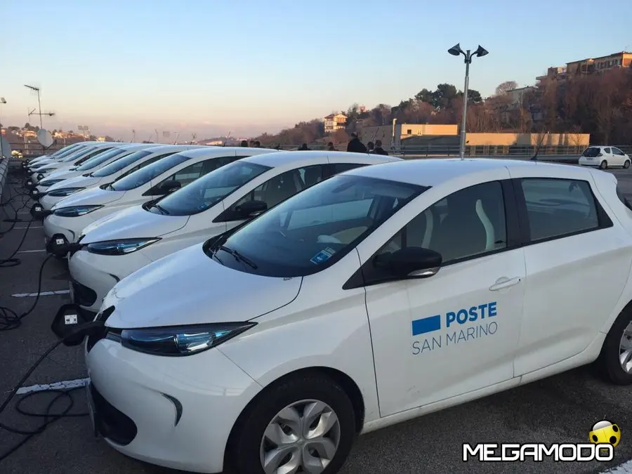 Renault Zoe al servizio delle Poste di San Marino