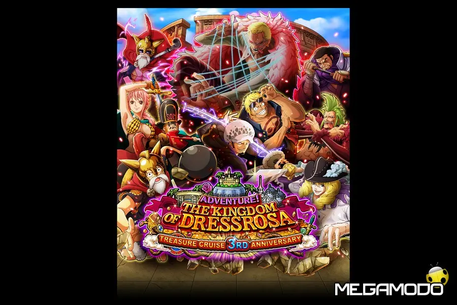 BANDAI NAMCO celebra il terzo anno di One Piece Treasure Cruise