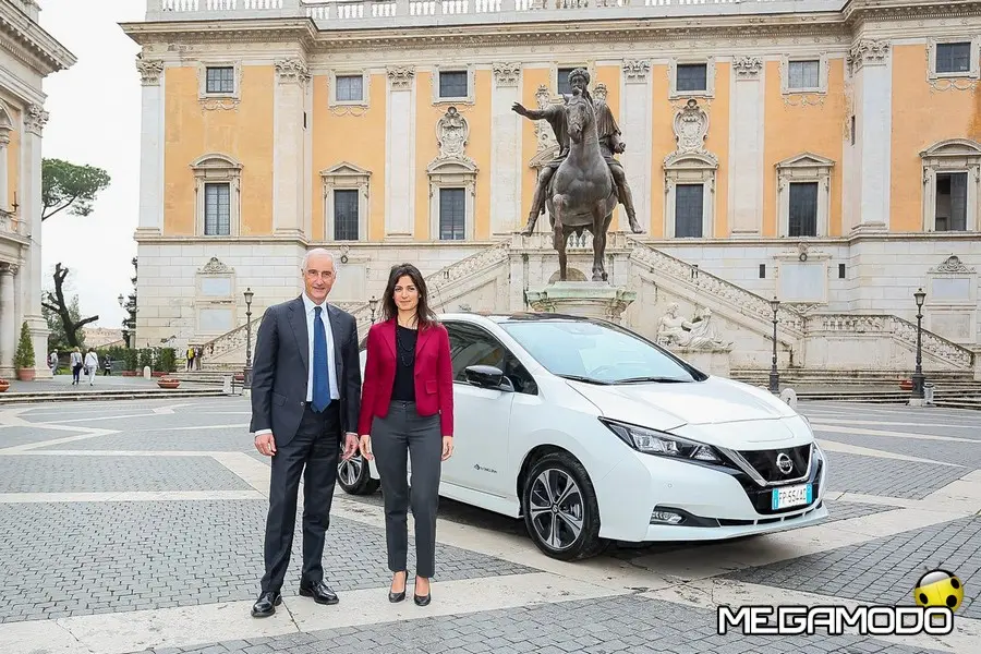 Nissan, nuova LEAF e van e-NV200 100% elettrici a Roma