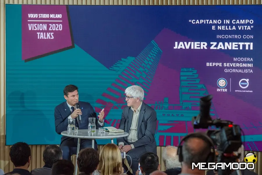 Volvo, Javier Zanetti protagonista al Volvo Studio Milano