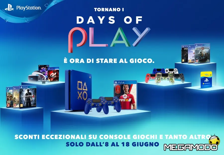 PlayStation, da oggi al via i Days of Play