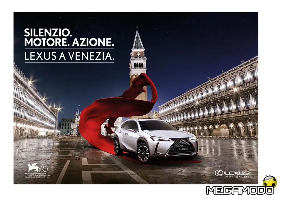 Lexus Main Sponsor della 75° Mostra Internazionale d'Arte Cinematografica di Venezia