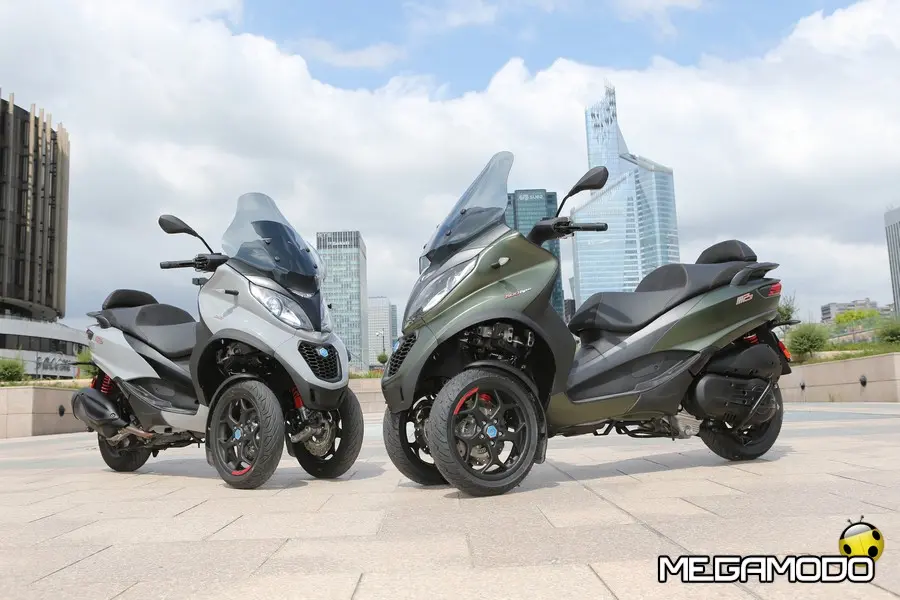 I nuovi Piaggio MP3 debuttano a Parigi