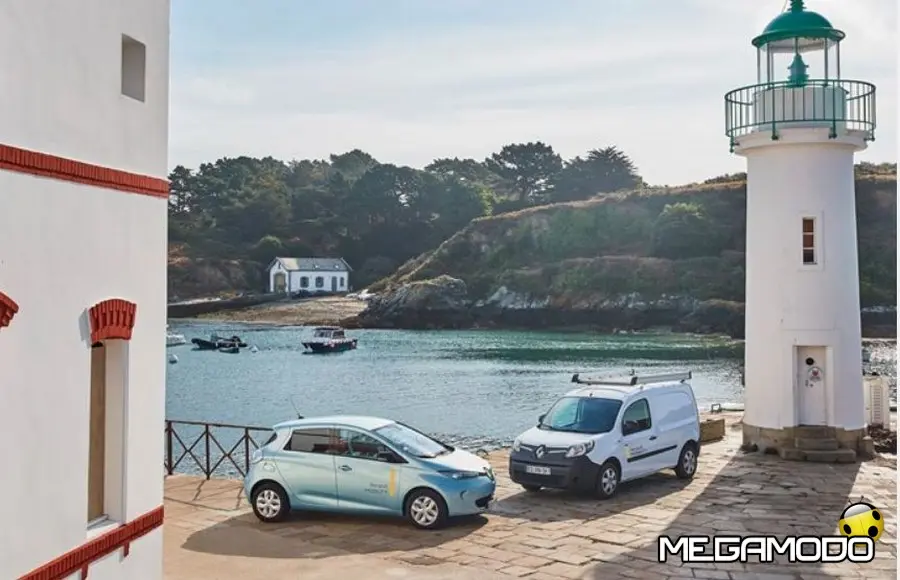 Gruppo Renault presenta la prima isola intelligente a Belle-Ile-En-Mer (Francia)