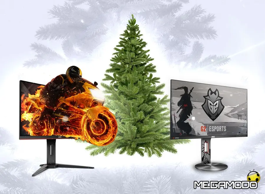 Monitor da gaming AOC, fate spazio sotto l'albero di Natale!