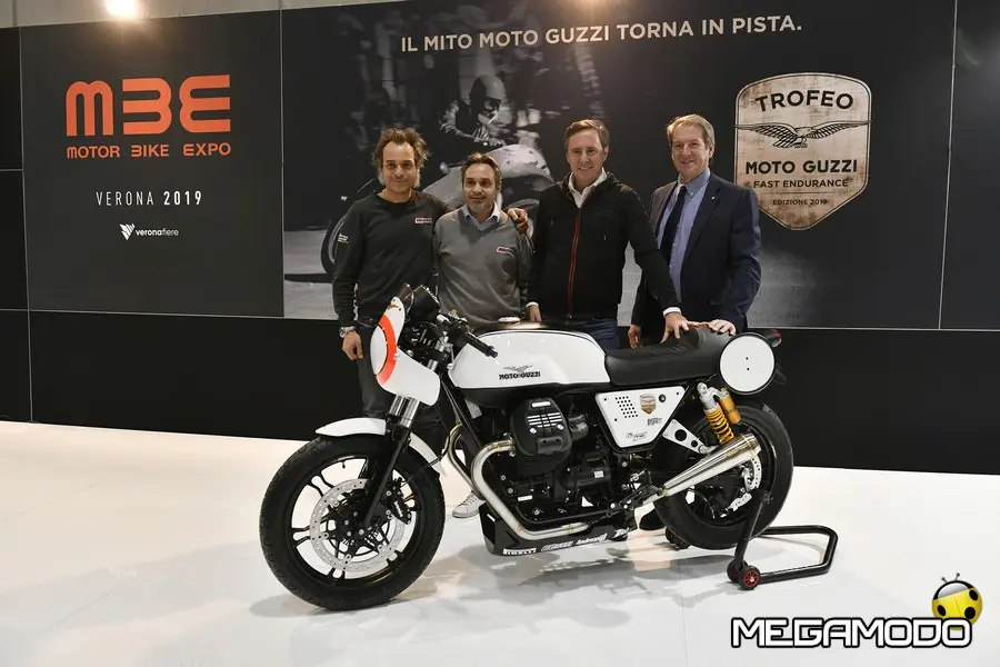 Il trofeo Moto Guzzi Fast Endurance 2019 svelato al Motor Bike Expo di Verona