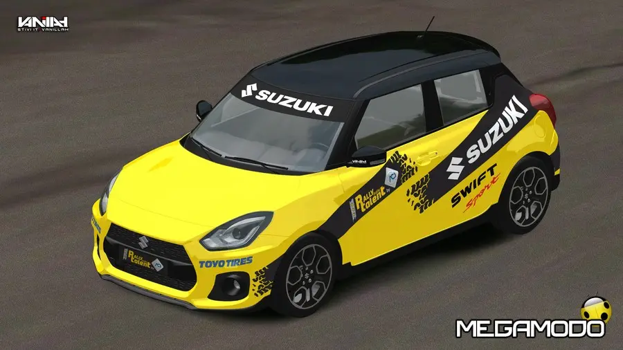 Suzuki Swift Sport è l'auto ufficiale di ACI Rally Italia Talent 2019
